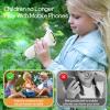 Buggy Lens for Kids, 2" IPS Screen 1000X Handheld Digital Microscope HD, Handheld Digital Microscope,Science Edu Fun Birthday Gifts for Children Students (Brown) view 3