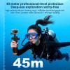 for DJI Osmo Nano, Sports Camera 45M Waterproof Housing Case, Underwater Tempered Glass Protective Case view 2