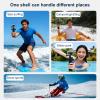 for DJI Osmo Nano, Sports Camera 45M Waterproof Housing Case, Underwater Tempered Glass Protective Case view 3