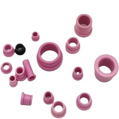 100PC Wear-Resistant Alumina Porcelain Eye Grooves - 6mm Inner Diameter, Perfect for Threading Wire and Clamping Applications