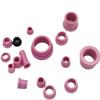 100PC Wear-Resistant Alumina Porcelain Eye Grooves - 6mm Inner Diameter, Perfect for Threading Wire and Clamping Applications view 1