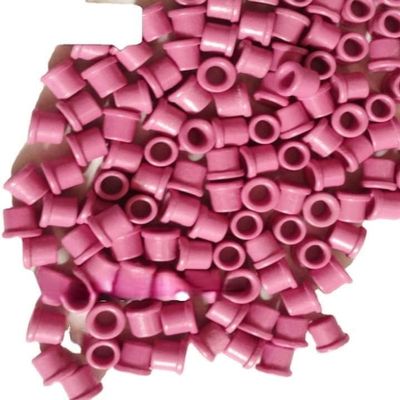 100PC Industrial Ceramic Textile Thread Guides - 8MM Diameter Porcelain Eye for Precision Threading