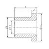 100PC Industrial Ceramic Textile Thread Guides - 8MM Diameter Porcelain Eye for Precision Threading view 2