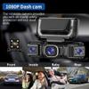 360Car Dvr WiFi 4channels Dash Cam Video Recorder, Front and Rear Fhd 1080p 180 Rotating Side-View Camera, 170Wide Angle, Covers 5 Lanes for Sedans, Suvs (NO-24-hour Parking Surveillance, No Card) view 4