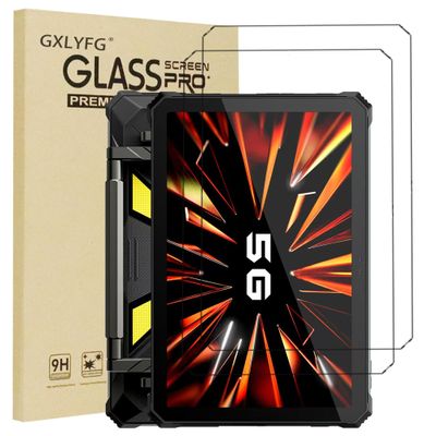 GXLYFG 2Pack Tempered Glass Screen Protectors Compatible with Blackview Active 12 Pro 11 Inch, Anti Scratch, Bubble Free, 9H Hardness