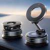 OUTMX Vacuum Magnetic Phone Holder for Car for Hyundai IONIQ 5 N 2025 Accessories, 360 Adjustable Suction Cup Phone Mount for Dashboard Windshield,Black view 2