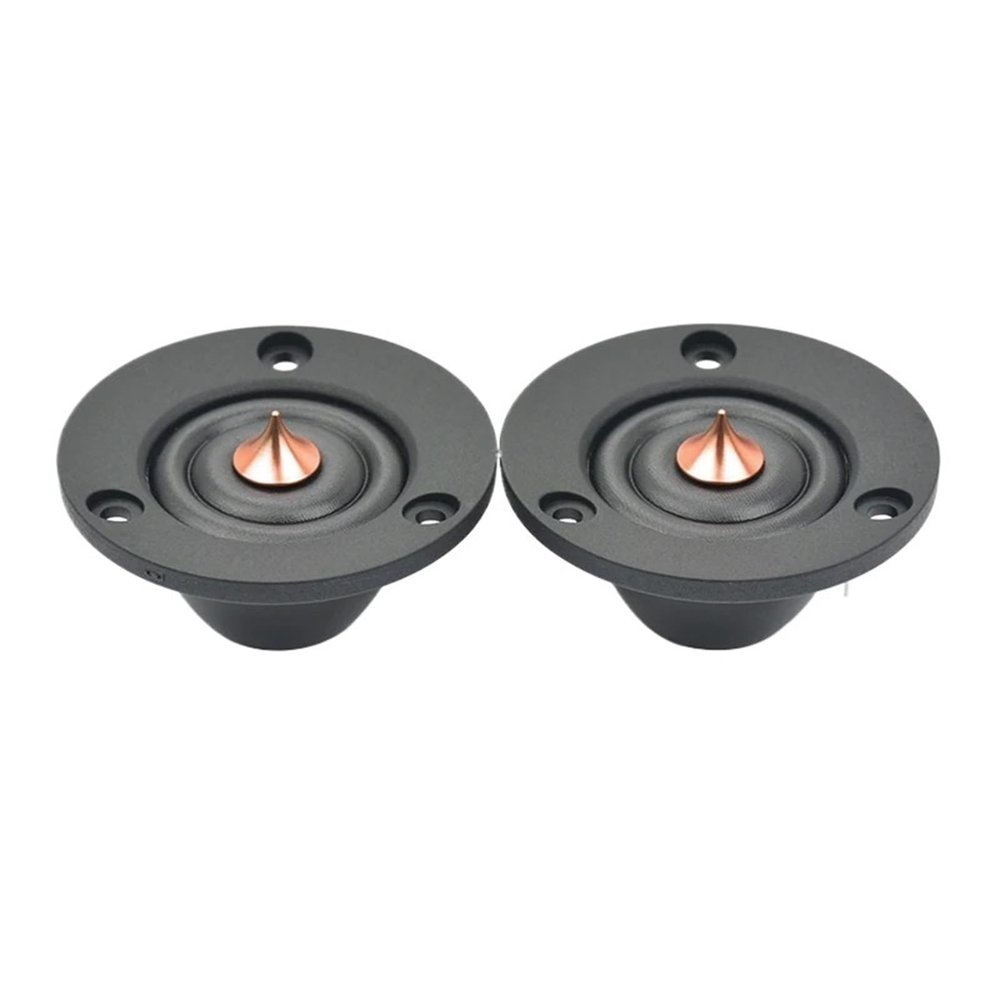 IXFOBTE 2Pcs 2 Inch Tweeter Speaker 4 Ohm 6 Ohm 40W HiFi Silk Dome Treble Fever Audio Loudspeaker for DIY Car Modification(4 Ohm 40W)