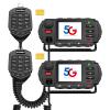 KAYOTOM 4G LTE Mobile Radio with Lifetime Free SIM & Unlimited Range | 5000+ Mile Global POC Walkie Talkie for in-Vehicle & Fleet Communication2Packs,Non-GPS view 1