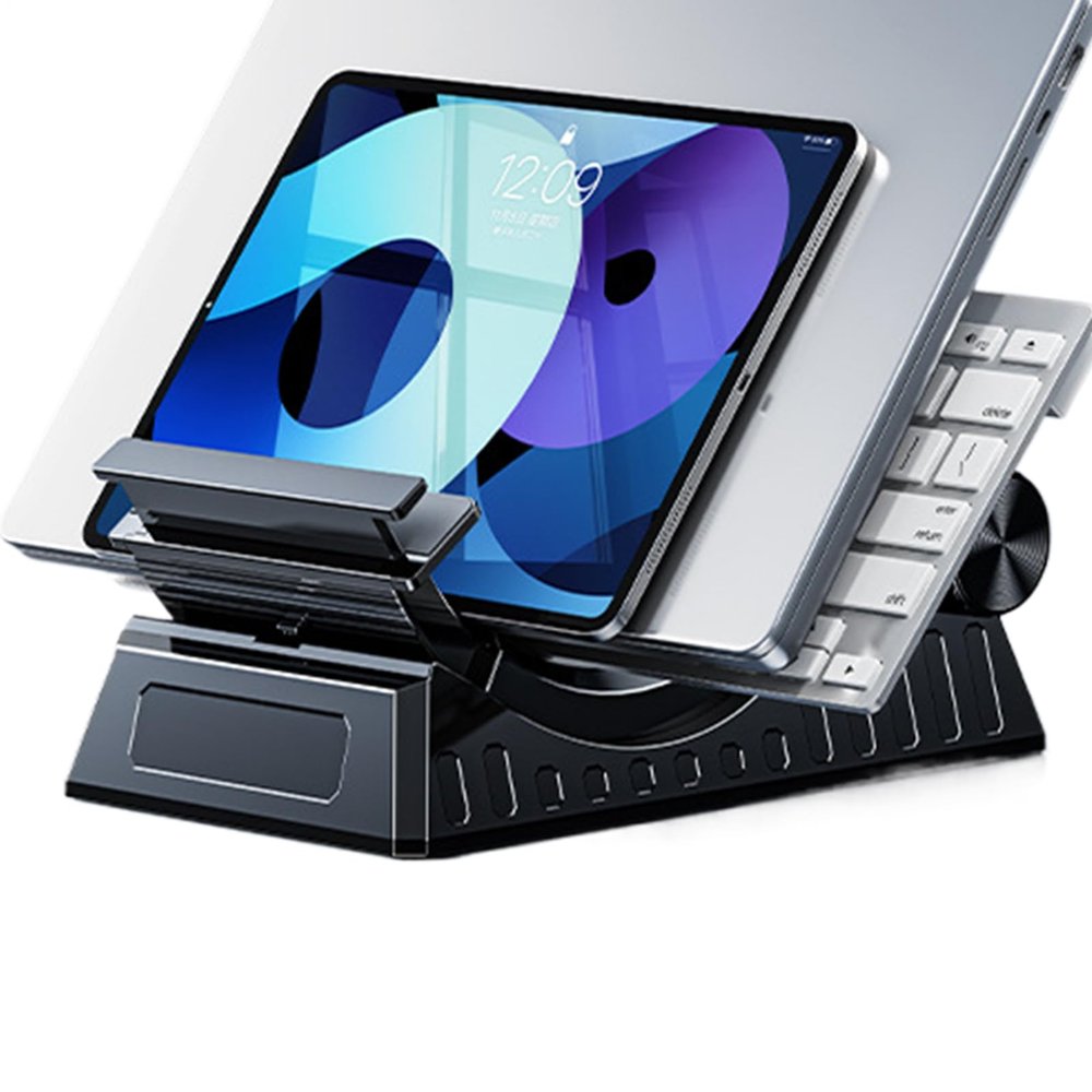 Laptop Computer Stand - Adjustment Foldable C-Shaped Holder | Desk Laptop Stand | for Office Home Bed Desktop Tablet Couch Car Work Study