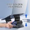 Laptop Computer Stand - Adjustment Foldable C-Shaped Holder | Desk Laptop Stand | for Office Home Bed Desktop Tablet Couch Car Work Study view 4