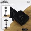 Adjustable Aluminum Alloy Camping Table Clamp with 1/4 Screw Hole for Attachment of Phone Holders, Lights and Other Outdoor Equipment view 4