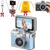 2026 New Mini Digital Camera with 1.47 in LCD Screen, 1080P Mini Camera with Built-in Flash & Flip Display, Portable Keychain Camera for Travel & Daily Use with Free 32GB Memory Card (1Pc/5) view 1
