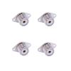 5 UHF SO239 Female 2-Hole Diamond Flange Welded Panel connectors view 1