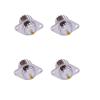 5 UHF SO239 Female 2-Hole Diamond Flange Welded Panel connectors view 2