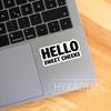 (3Pcs) Hello Sweet Cheeks Stickers  Funny Bathroom Quote Vinyl Decals Waterproof Sicker for Restroom Decor, Toilet Door, Mirror, Laptop, 3" x 1.5" view 4