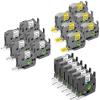18-Pack, Including 6X 12mm TZe-231 + 6X 18mm TZe-241 + 6X 24mm TZe-651 Laminated White Replace for Brother Label Maker Tape Compatible with Brother Label Maker31 view 1