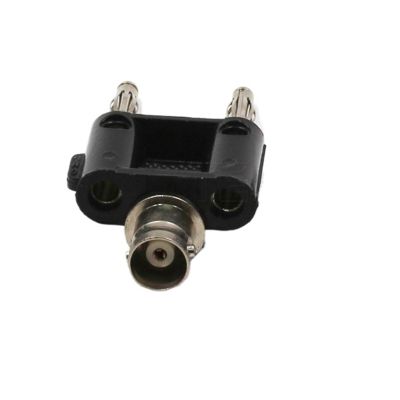 One BNC Adapter to Two-Wire pinout, All Copper Nickel Plated.(BNCK-Plug)