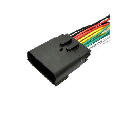 1/4 Set 20 Pin Car Connector 33472-2001 Automotive Left and Right Headlight Plug 33482-2001 for(Red)