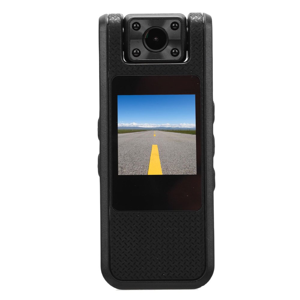 ASHATA 4K Body Camera with Audio and Video Recording, HD 1080P Body Cam with 180 Degree Rotating Lens Built in WiFi POV Camcorder, for Personal Civilians Police Law Enforcement