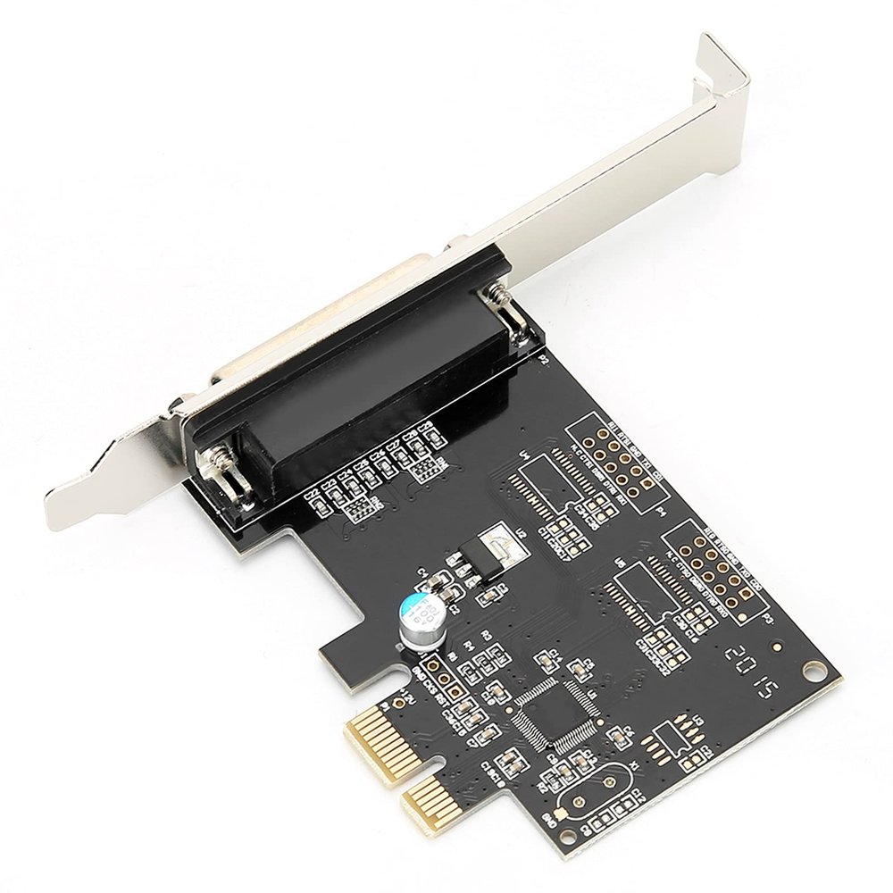 ANGGREK PCI E to Parallel Port Card, DB25 LPT Adapter, Device Connector for Printers and Scanners, IEEE 1284 Support for MacOS