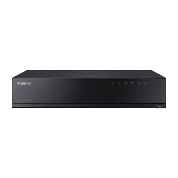 Hanwha Vision HRX-1635 5-in-1 16 Channels 8MP H.265 HDTVI 32Mbps Pentabrid AI DVR (No HDD Included)
