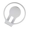 LUCKDANO Mini Speaker Wall Mount Holder - Durable Aluminum Alloy Stand for HomePod Mini - Space Saving & Secure Bracket for Home Use (Silver) view 3