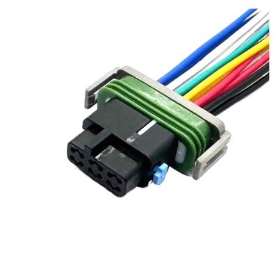 1 Set 12 Pin Female Automotive Wire Connector Sealed Cable Connectors Tachometer Plug for DJ7127A-0.8-21(Orange)