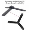 Diyeeni Extendable Tripod, Portable Selfie Stick Handle Grip Desktop Webcam Tripod with 1/4" Screw for DSLR Camera Webcam Phone Holder Selfie Stick Vlog view 3