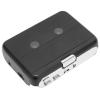 LUCKDANO TON007B Cassette Player with Earphones, Autoreverse Function, Retro Stereo Cassette Player, Portable Wireless Design. (Black) view 2