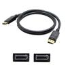 0A36537-AO DisplayPort Cable, 6 Feet, Male to Male, Black view 1