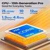 Dell Inspiron 15.6" FHD Touchscreen Laptop 2026 Edition | Latest 13th Gen Intel Core i5 (Beat i7-1250U) | 32GB RAM | 1TB Storage (512GB PCIe SSD + 512GB External) | Win 11 w/o Mouse view 2
