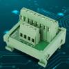 Power Distribution Module Breakout Board, 2 in 8 Out, DIN Rail and Panel Mount, 25A Current Capacity - Compact Structure, Ideal for Electrical Panels and view 2