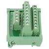 Power Distribution Module Breakout Board, 2 in 8 Out, DIN Rail and Panel Mount, 25A Current Capacity - Compact Structure, Ideal for Electrical Panels and view 3