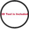 Kase Revolution Deep Magnetic Padded Inlaid Adapter + 3D Tool (95mm) view 3