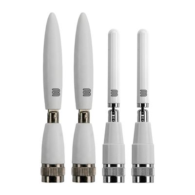 Bolton Dart Antenna Upgrade Kit | 4 Antenna Bundle | 2X 5G/4G LTE Cellular & 2X WiFi | Compact, High-Performance Antennas for Cellular Routers (2 Cell 2 WiFi White)