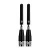 Bolton Dart WiFi Antenna 2-Pack | Monopole | Dual-Band 2.4/5.8-7.125 GHz | RP-SMA M Connector | Omnidirectional | Compact, Rotatable, Hinged Design | for WiFi Routers & Access Points (2 WiFi Black) view 1