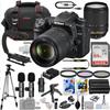 Nikon D7500 DSLR Camera with 18-140mm Lens Bundle + Wireless Microphone System + Accessory Package Including 64GB Memory, U-Grip, Case, Tripod, Software and More (35 Items) view 1