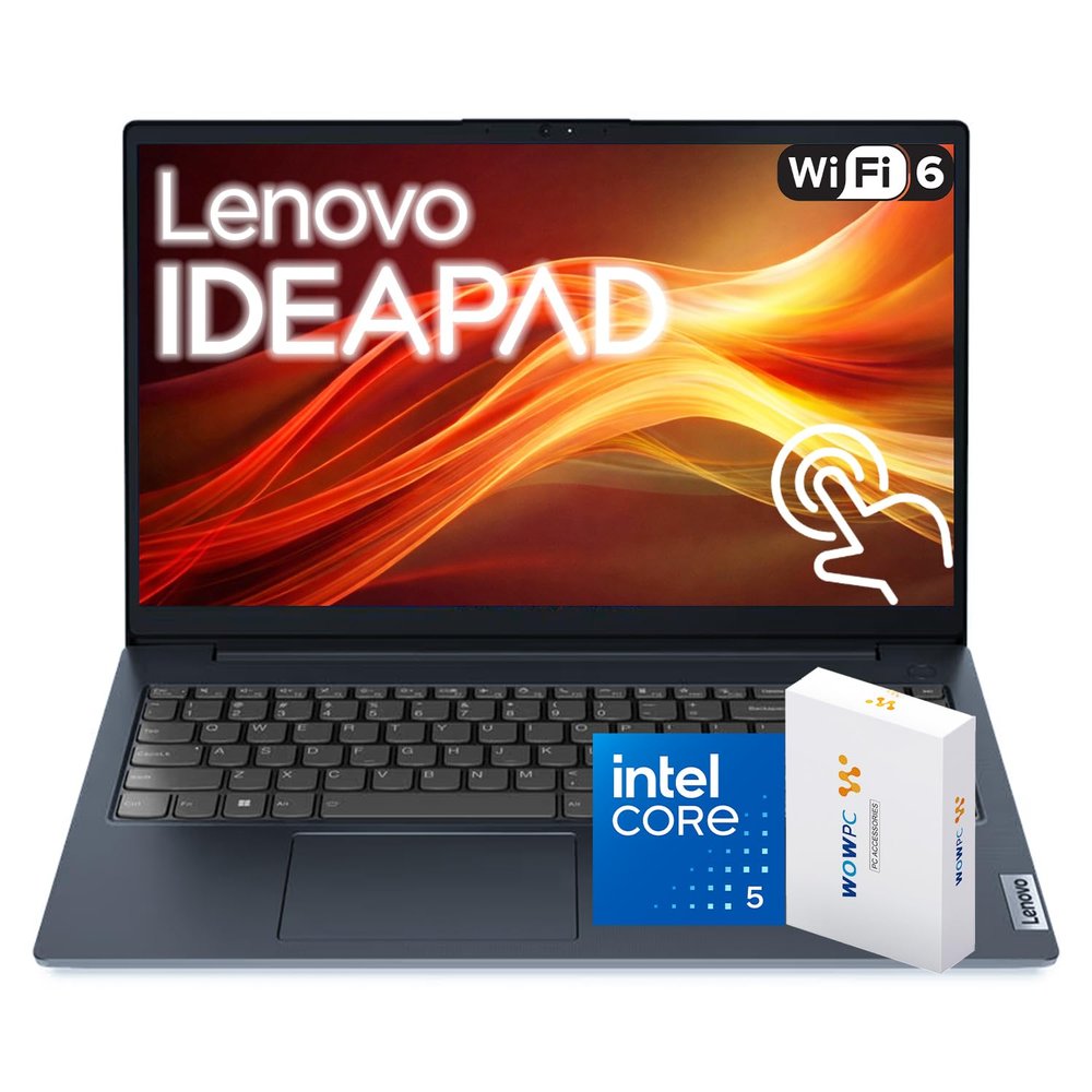 Lenovo 15.6" FHD Touchscreen Business Laptop, 13th Gen Intel 10-Core i5-1335U(Beats i7-1255U), 16GB RAM, 756GB Storage(256GB SSD+500GB External Drive), Windows 11, WOWPC, No Mouse