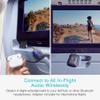 MEE audio Connect Air in-Flight Bluetooth Wireless Audio Transmitter with 2-Pack Airplane Adapter, for up to 2 AirPods/Other Headphones; Works with All 3.5mm AUX Jacks, Black view 2