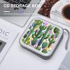 FekiLoot Cactus And Other Patterns CD Case 40 Discs Heavy Duty Bag Binder Storage Booklet Album Portable DVD CD Case Holder for Car Sturdy Hard Plastic Disc Cases for Home Office Travel view 4
