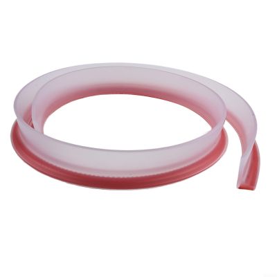 Silicone Shower Dam for Curbless Shower Barrier, 1M Flexible Water Retention Strip with Strong, Bathroom Threshold Seal to Leakage, for Easy Install Water Stopper -(Transparent)
