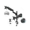 ADBWEKKF Dual-head display stand extension arm can rotate, flip, and lift. view 4
