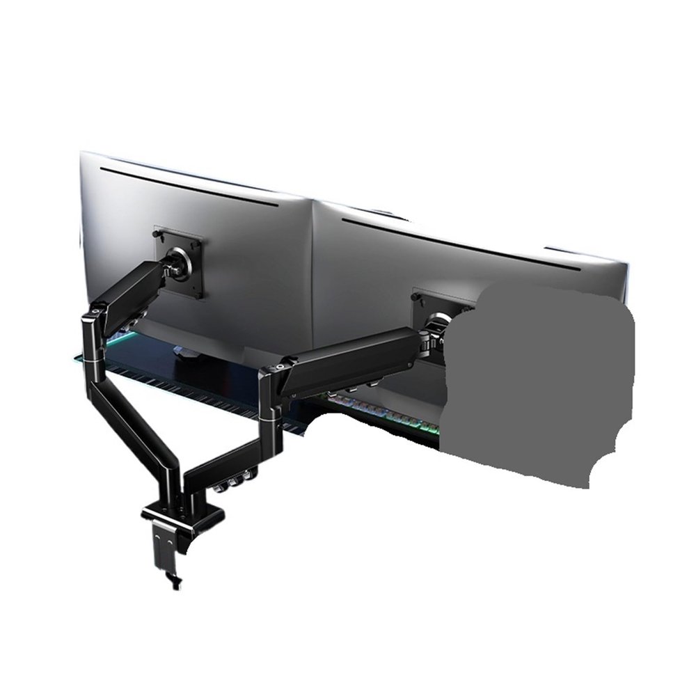 ADBWEKKF Display stand pneumatic hovering, lifting and rotating(Dual screen machine)
