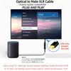 192KHz DAC Optical to XLR Male Converter, Unidirectional Optical to XLR view 3