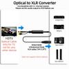 192KHz DAC Optical to XLR Male Converter, Unidirectional Optical to XLR view 4