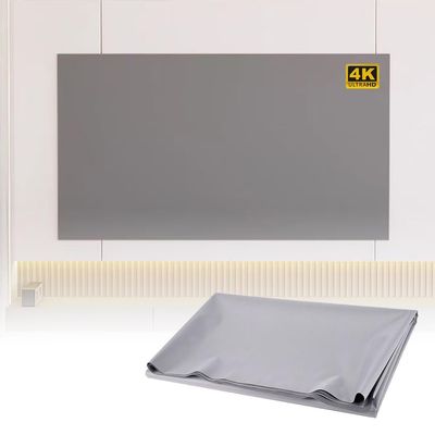 GPXIYZWFF Portable Projector Screen 4K HD Foldable Projection Screen 60'' 72'' 84'' 100'' Metal Anti Light Movie Screen for Home Party Backyard Cinema(100inch (16:9))