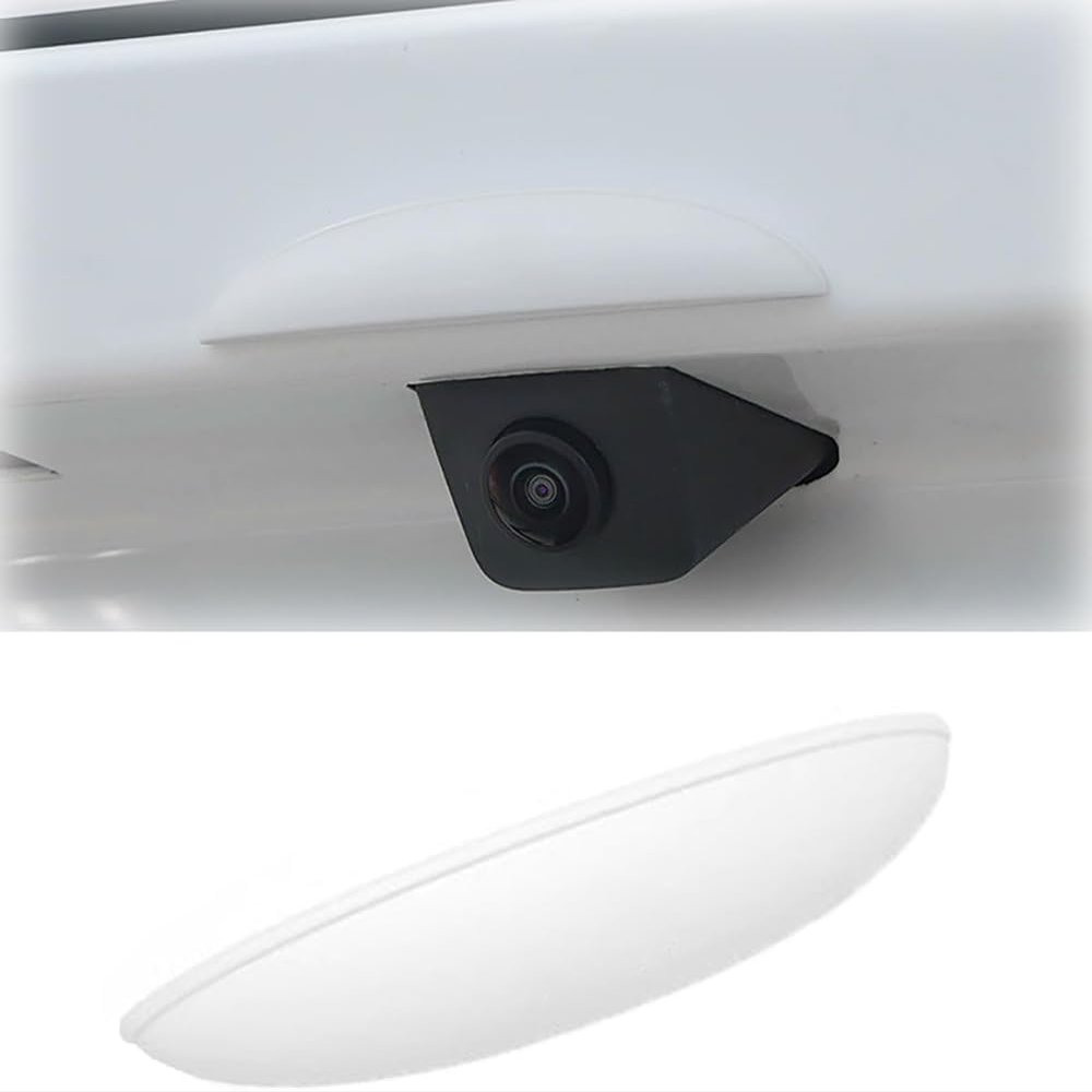 Car Rear View Camera Cover for Nissan X-Trail T30 T31 T32 T33 2001-2025, Backup Camera Rain Cover Vehicle Reversing Cam Modification Accessories,White