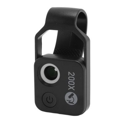 Brrnoo 200X Phone Microscope, Portable USB Rechargeable with CPL Lens for Smartphone, LED Light Universal Digital Microscope Camera Attachment