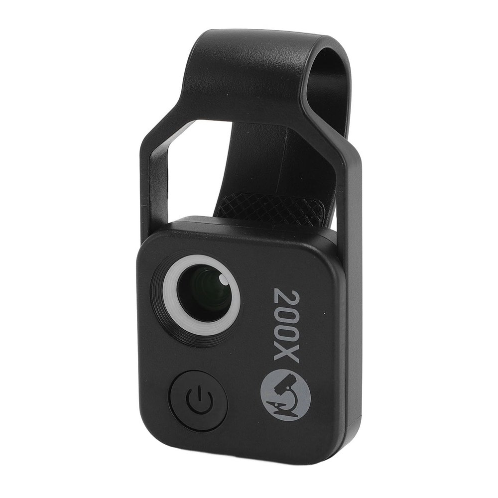 Brrnoo 200X Phone Microscope, Portable USB Rechargeable with CPL Lens for Smartphone, LED Light Universal Digital Microscope Camera Attachment