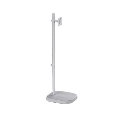 ADBWEKKF Movable floor-standing monitor stand with adjustable aluminum alloy(Brightwhitelight)